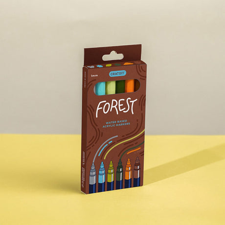 Crateit Forest Tuscher 1mm 6 Pak