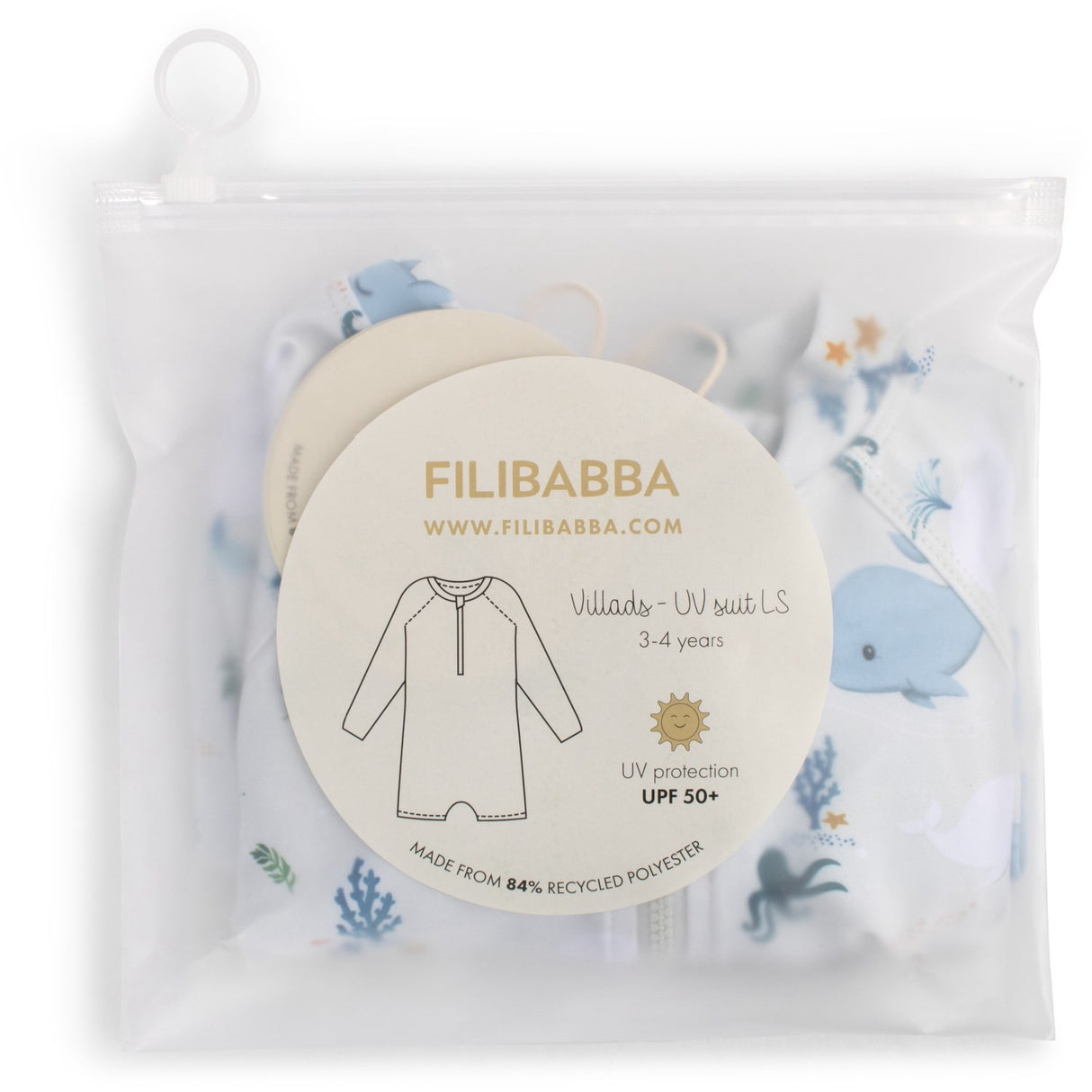 FILIBABBA Christian's Whale Tales Villads Uv Dragt