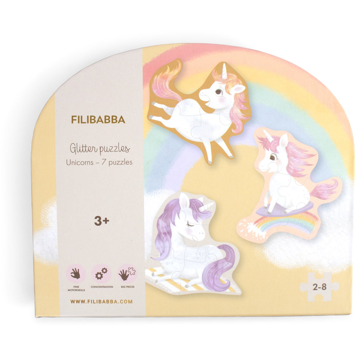 FILIBABBA Shores Sæt Med 7 Puslespil