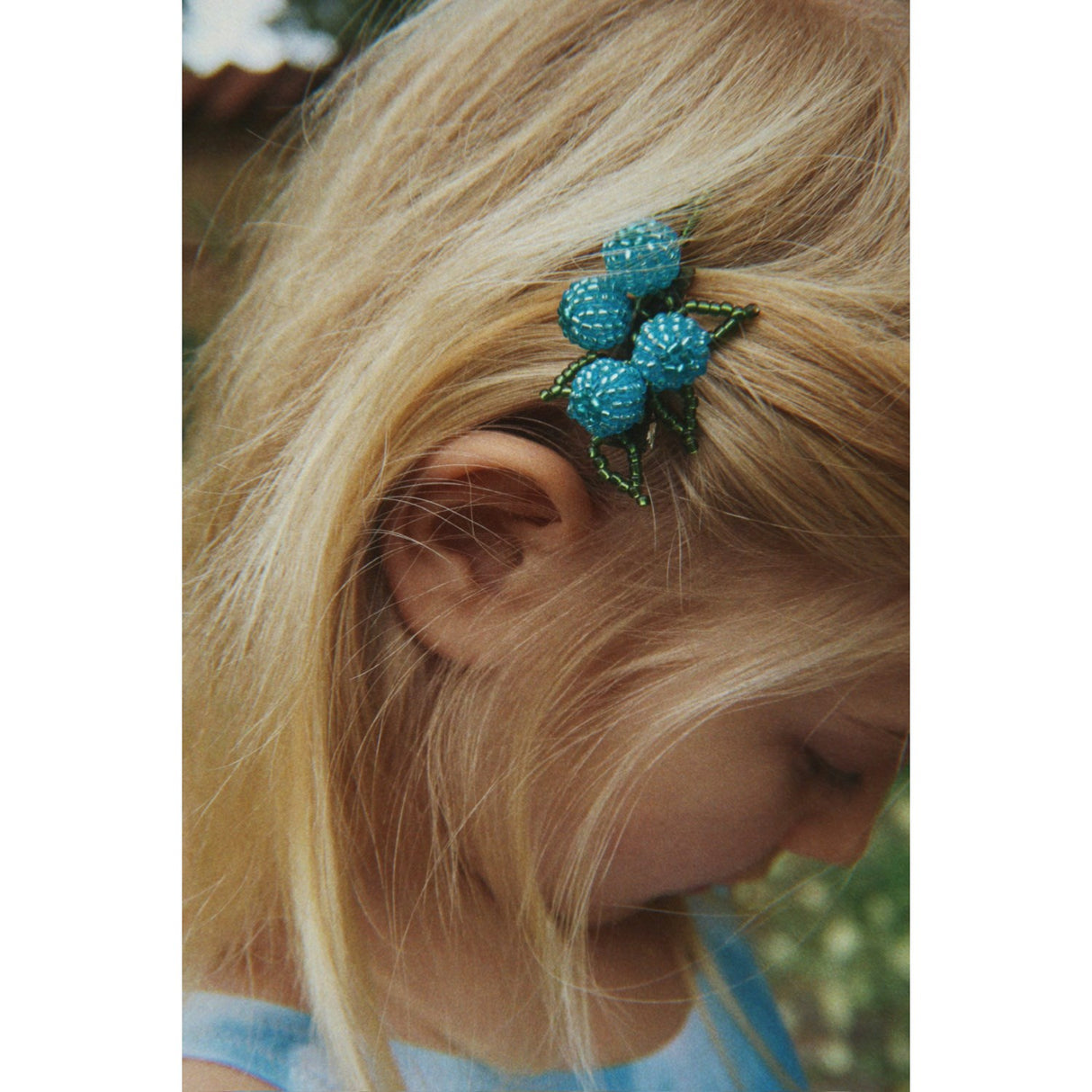 Konges Sløjd Blueberries 2 Pak Blueberry Beaded Hair Clip