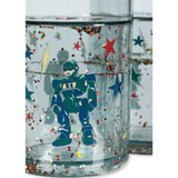 Konges Sløjd Hero Robot 2 Pak Glitter Cups