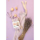 Silly Silas Lavender X Cream Striped Footless Strømpebukser Special Edition