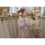 Silly Silas Lavender X Cream Striped Footless Strømpebukser Special Edition