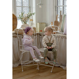 Silly Silas Lavender X Cream Striped Footless Strømpebukser Special Edition