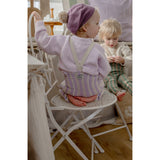 Silly Silas Lavender X Cream Striped Footless Strømpebukser Special Edition