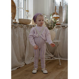 Silly Silas Lavender X Cream Striped Footless Strømpebukser Special Edition