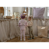 Silly Silas Lavender X Cream Striped Footless Strømpebukser Special Edition