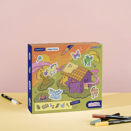 Crateit Unicorn Wooden Legetøj Magic Forest