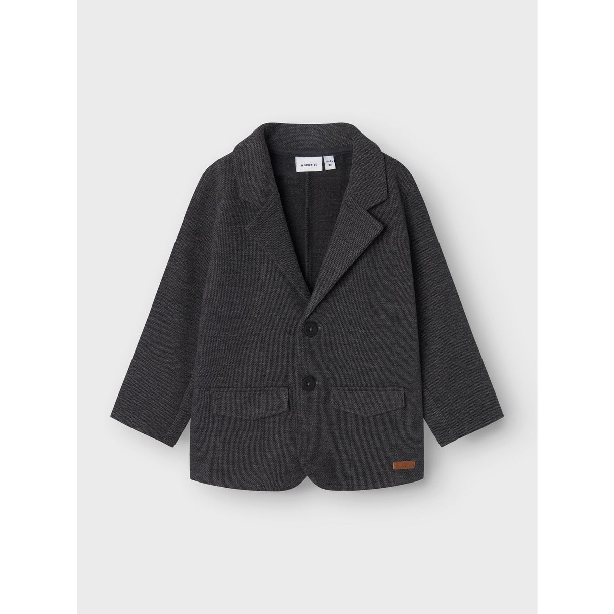 Name it Dark Grey Melange Robino Sweat Blazer