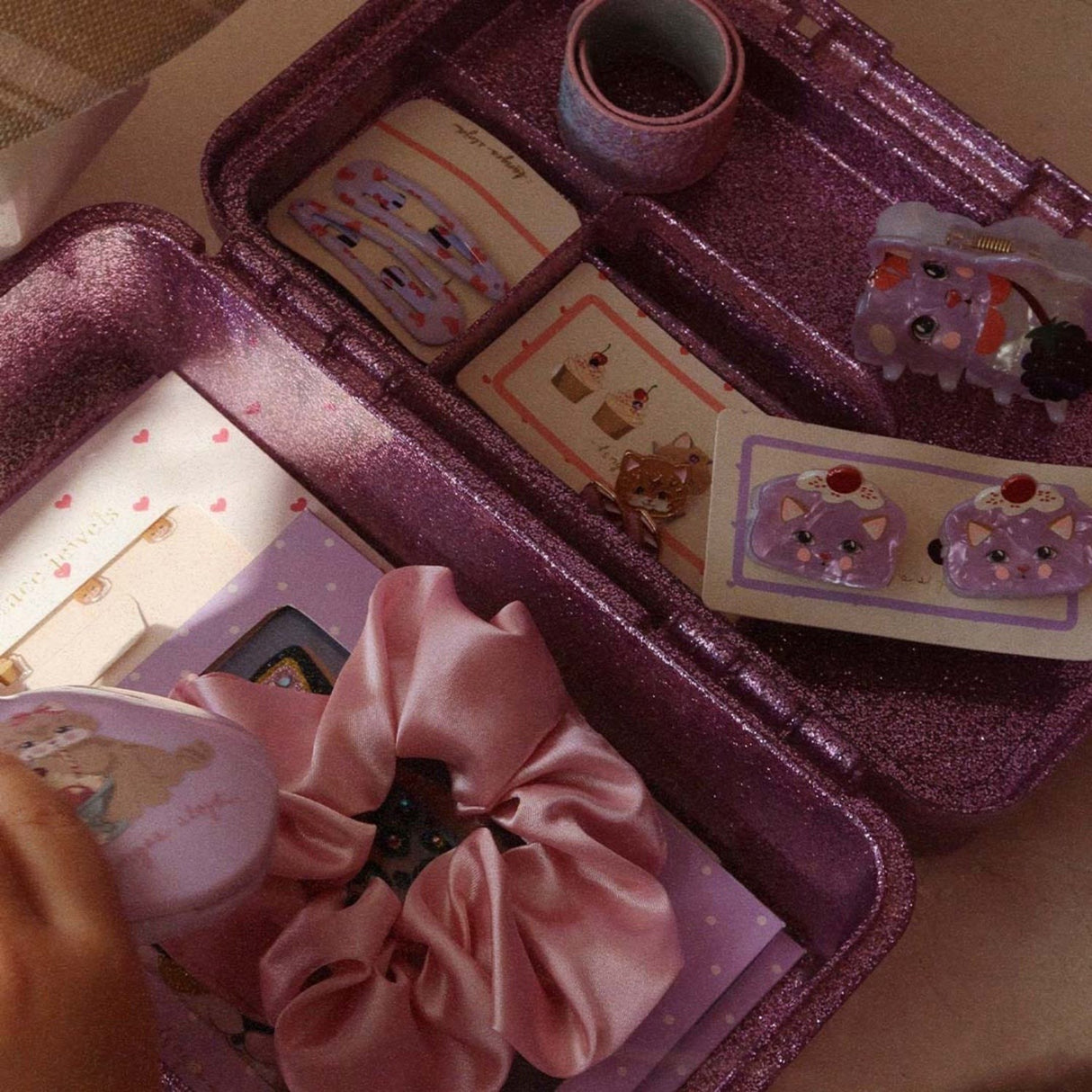 Konges Sløjd Amour Pink Glam Me Up Kuffert