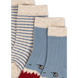 Konges Sløjd Shark 2 Pak Shark Rib Strømper