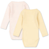 Konges Sløjd Banana Crepe/Creole Pink Fanga Fontana Perla 2 Pak Ls Body Ocs