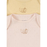 Konges Sløjd Banana Crepe/Creole Pink Fanga Fontana Perla 2 Pak Ls Body Ocs