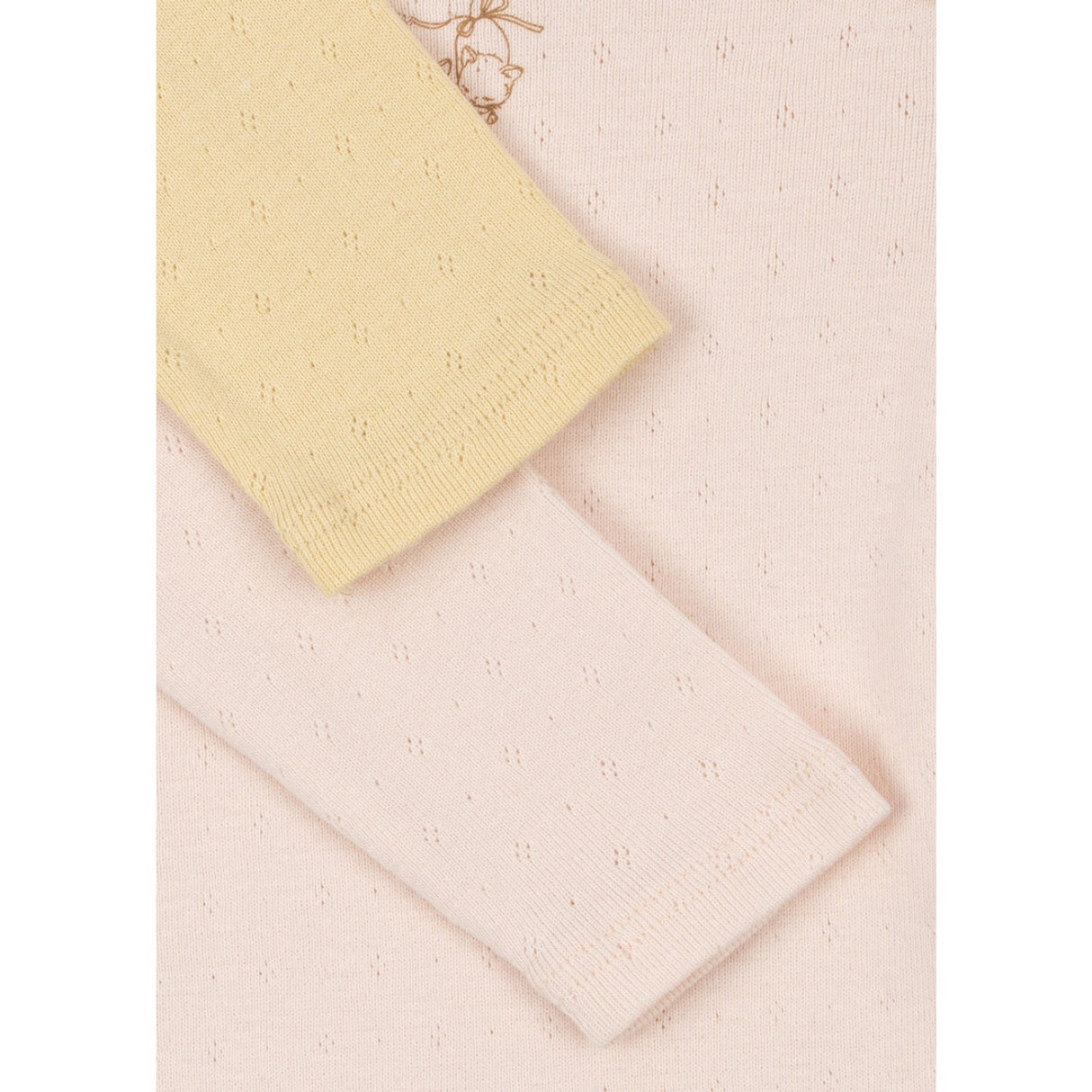 Konges Sløjd Banana Crepe/Creole Pink Fanga Fontana Perla 2 Pak Ls Body Ocs