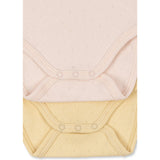 Konges Sløjd Banana Crepe/Creole Pink Fanga Fontana Perla 2 Pak Ls Body Ocs