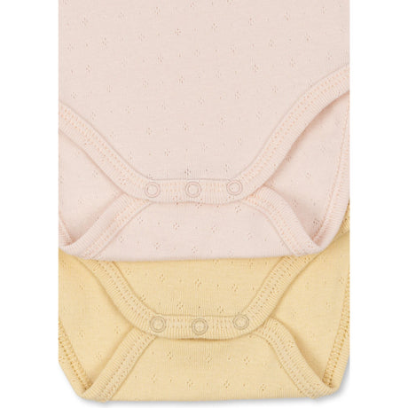 Konges Sløjd Banana Crepe/Creole Pink Fanga Fontana Perla 2 Pak Ls Body Ocs