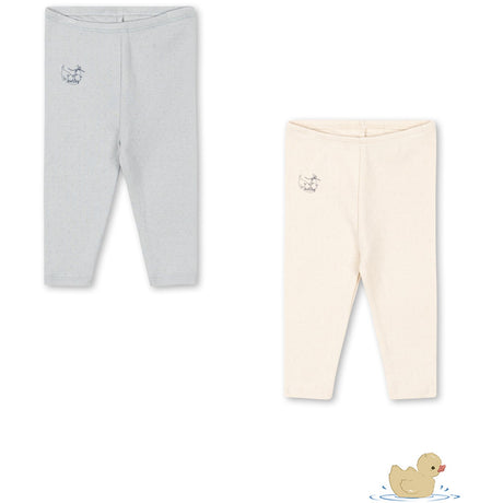 Konges Sløjd Buttercream/Pearl Blue Fanga Fontana Perla 2 Pak Bukser Ocs