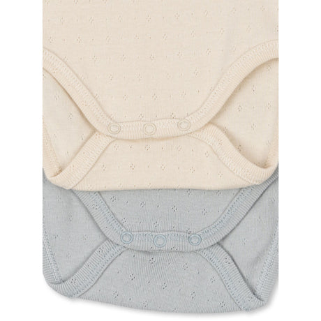 Konges Sløjd Buttercream/Pearl Blue Fanga Fontana Perla 2 Pak Ss Body Ocs