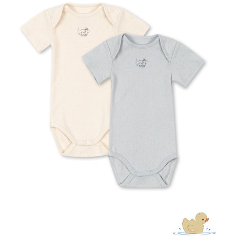 Konges Sløjd Buttercream/Pearl Blue Fanga Fontana Perla 2 Pak Ss Body Ocs