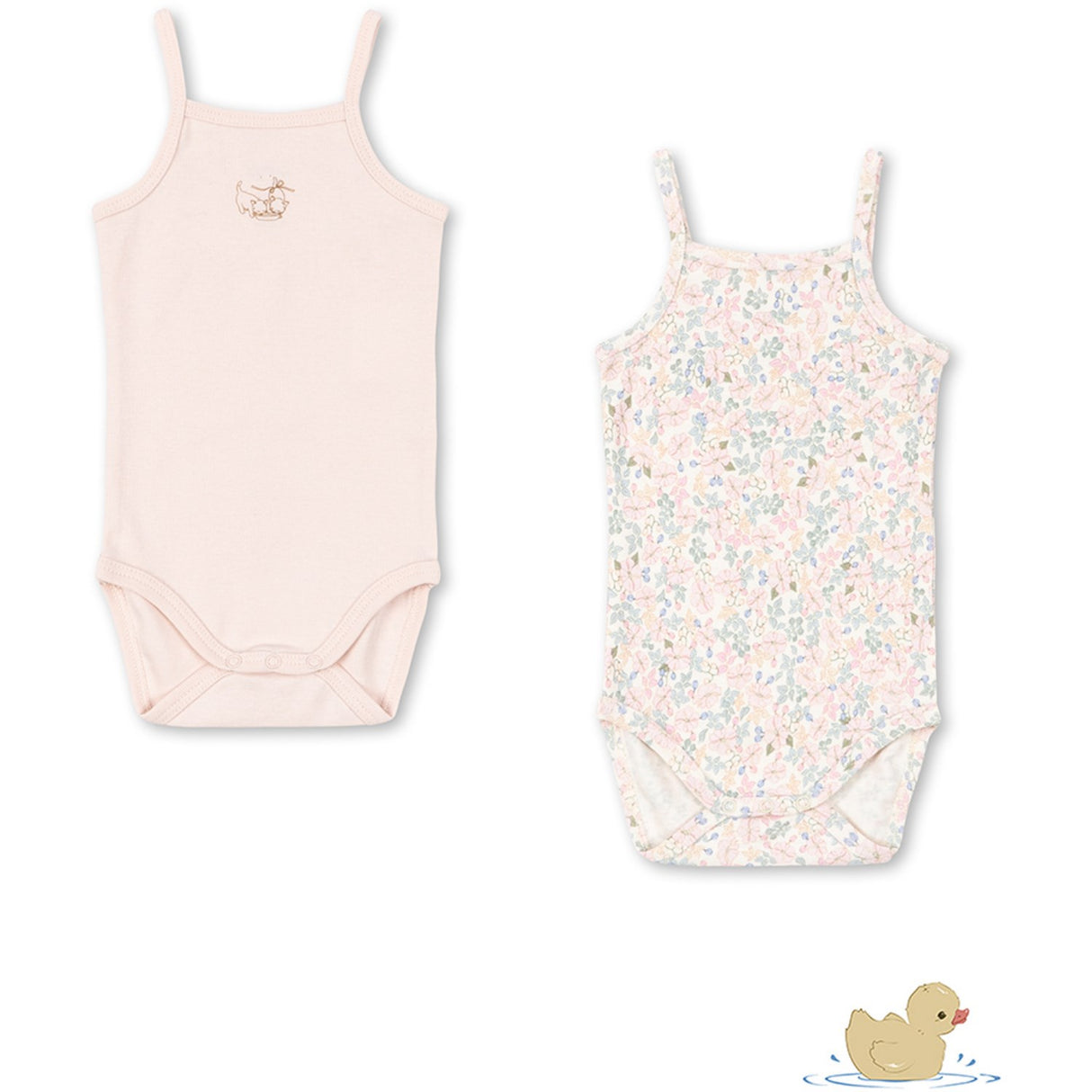Konges Sløjd Prato Fiori Aop/Creole Pink Fanga Fontana Fio 2 Pak Strop Body Ocs