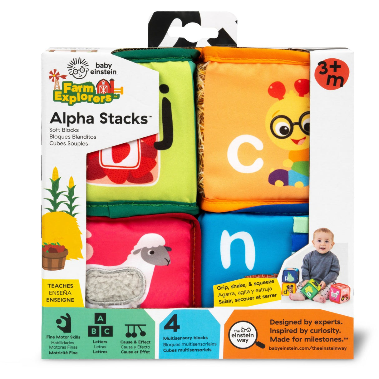 Baby Einstein Alpha Stacks™ Soft Klodser