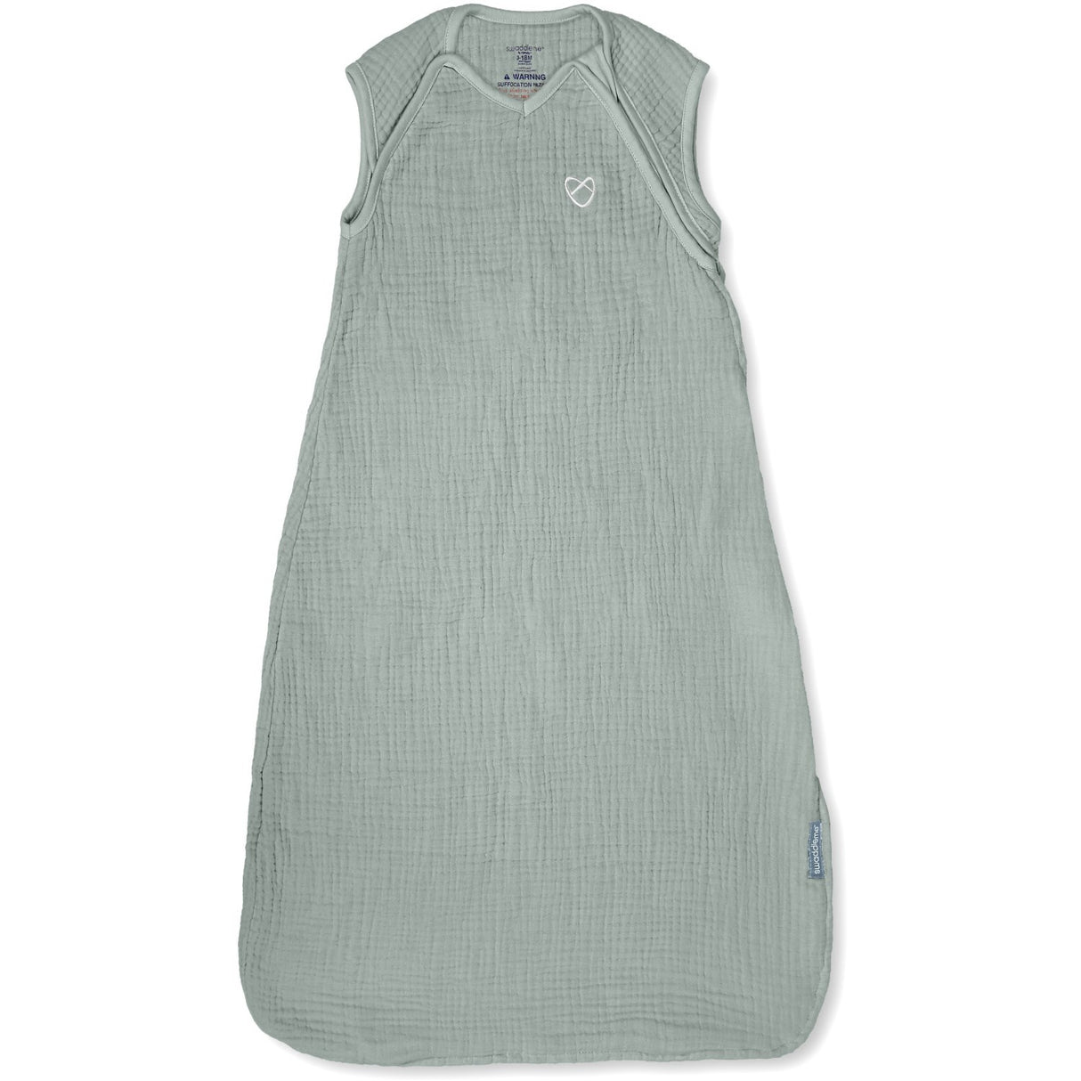 Ingenuity SwaddleMe™ Muslin Night Sack Sleeper - Moss