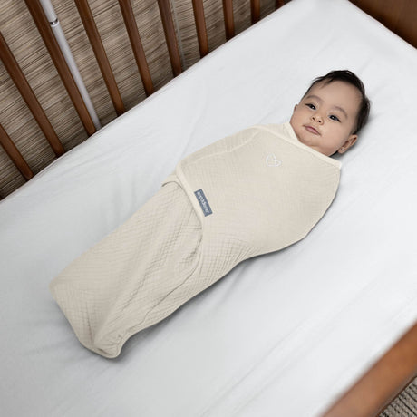 Ingenuity SwaddleMe™ Muslin Original Svøb - Cream