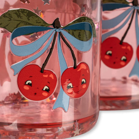 Konges Sløjd Cherry Bow 2 Pak Glitter Cups