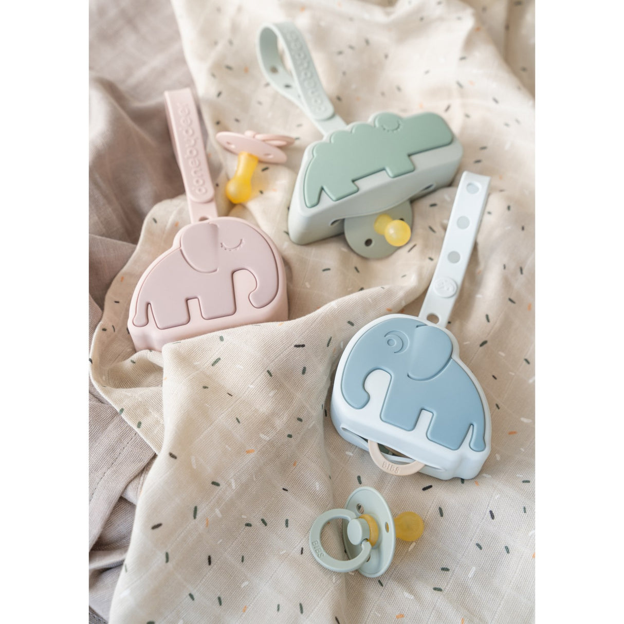 DonebyDeer Green Choco Silikone Sutteholder
