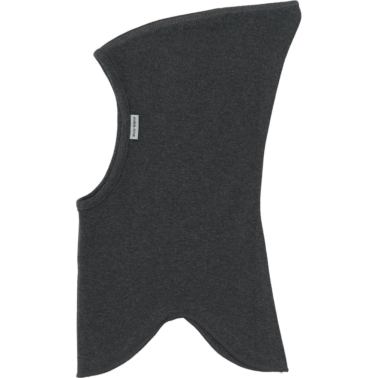 Mikk-Line Dark Grey Melange Bomuld Fullface Tip