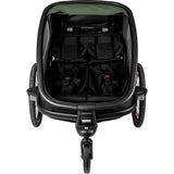 Hamax Green/Black Outback Bicycle Trailer Dobbelt