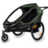 Hamax Green/Black Outback Bicycle Trailer Dobbelt