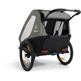 Hamax Khaki Green/Black Traveller Bicycle Trailer Dobbelt