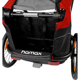 Hamax Red/Black Outback Bicycle Trailer Dobbelt