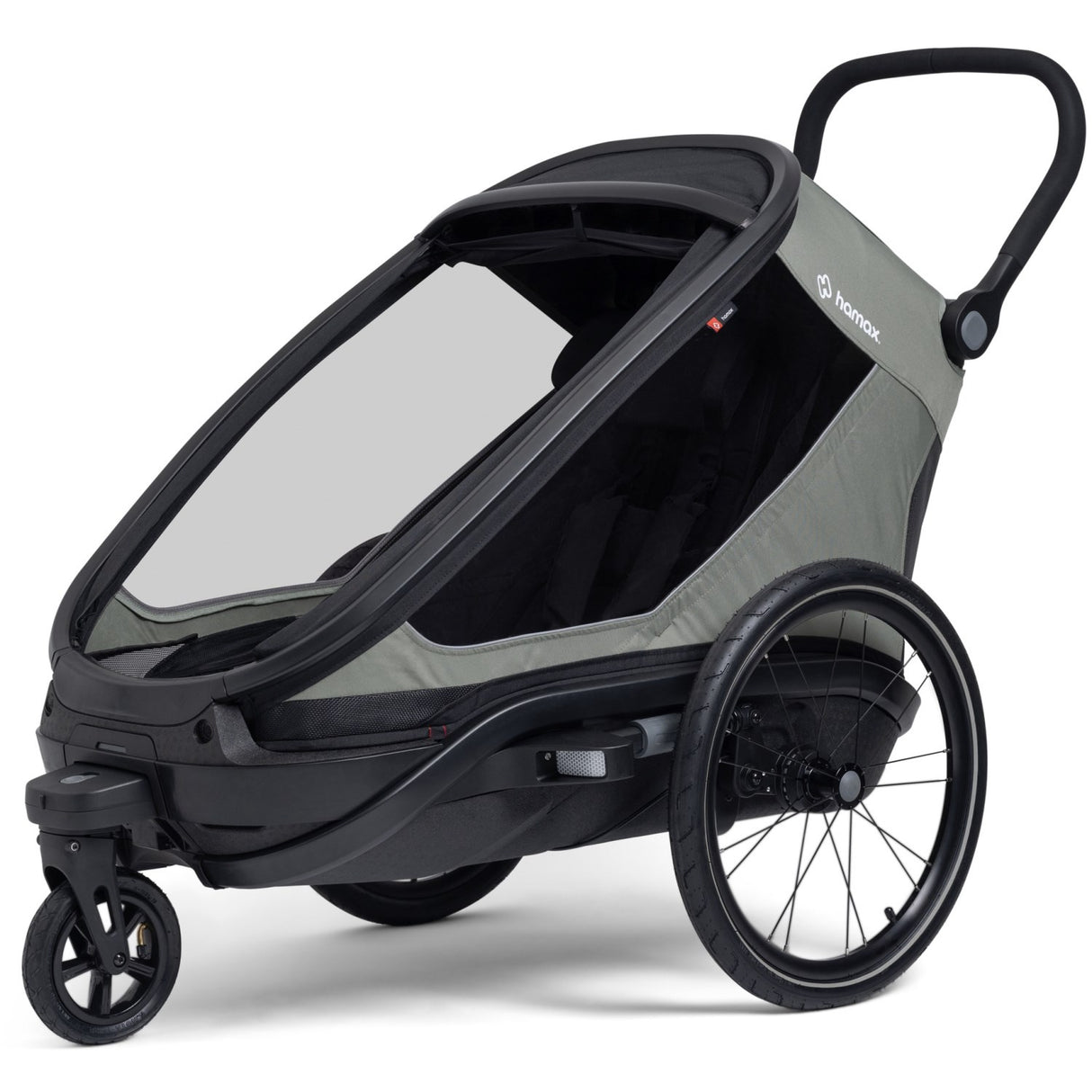 Hamax Cykelanhænger Outback Next Enkelt Green/Black
