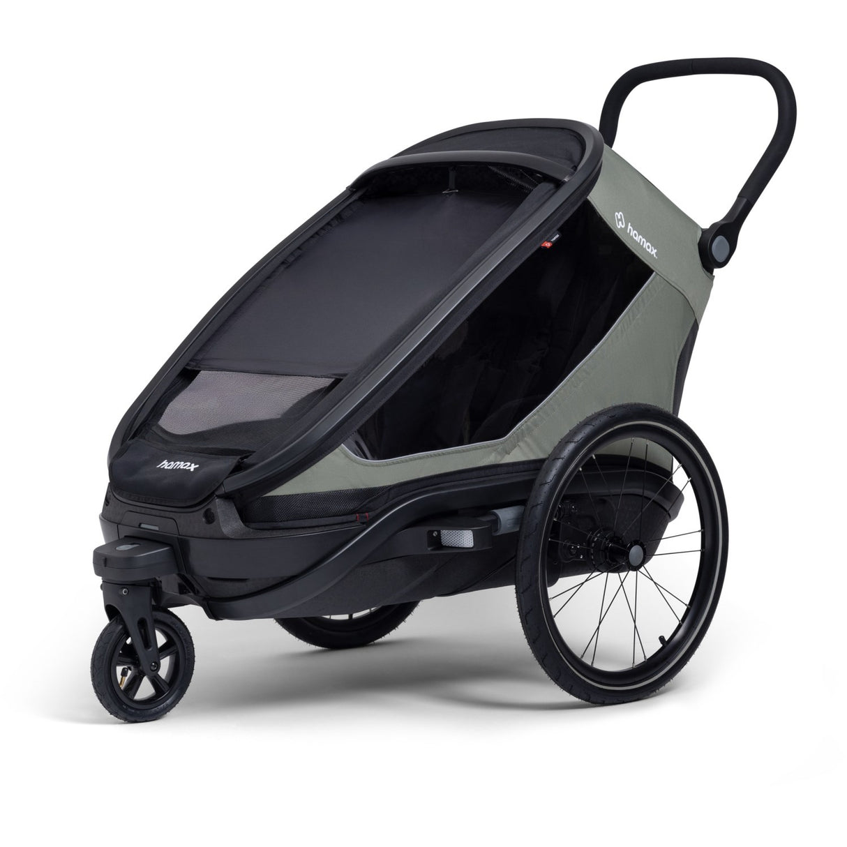 Hamax Cykelanhænger Outback Next Enkelt Green/Black