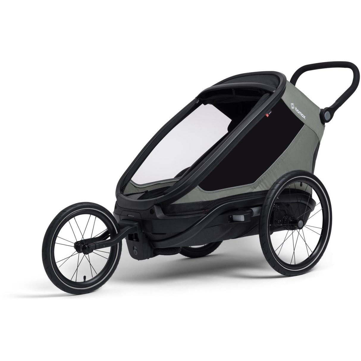 Hamax Cykelanhænger Outback Next Enkelt Green/Black