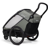 Hamax Green/Black Outback Next Bicycle Trailer Dobbelt