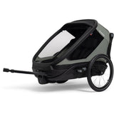 Hamax Green/Black Outback Next Bicycle Trailer Dobbelt