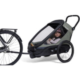 Hamax Green/Black Outback Next Bicycle Trailer Dobbelt