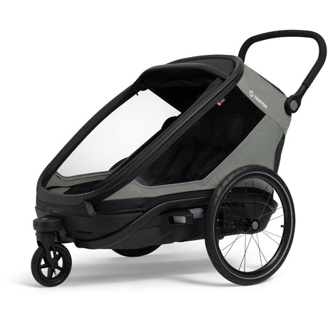 Hamax Green/Black Outback Next Bicycle Trailer Dobbelt