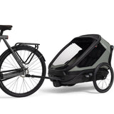 Hamax Green/Black Outback Next Bicycle Trailer Dobbelt
