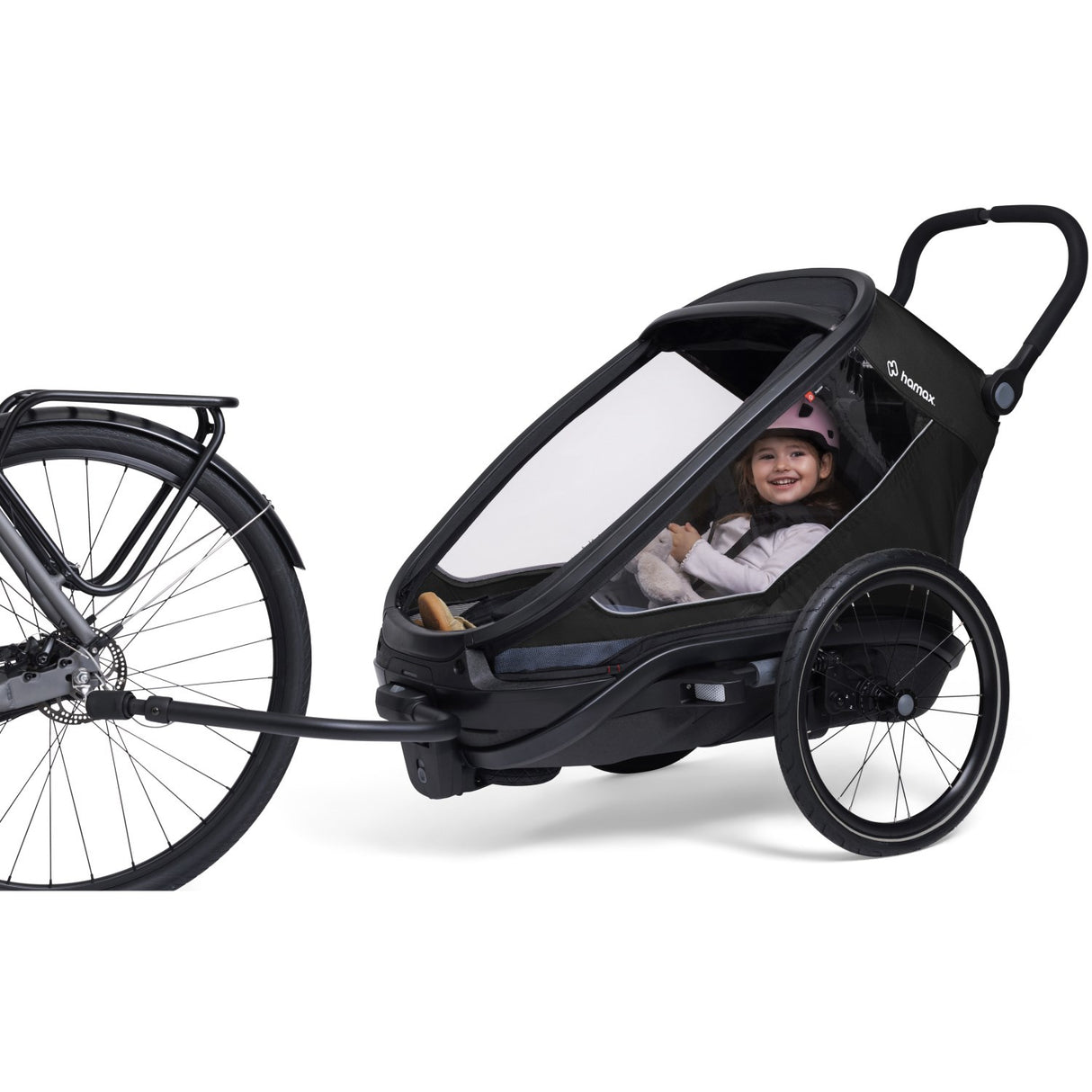 Hamax Cykelanhænger Outback Next Enkelt Black