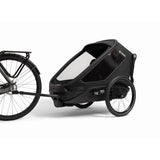 Hamax Black Outback Next Bicycle Trailer Dobbelt