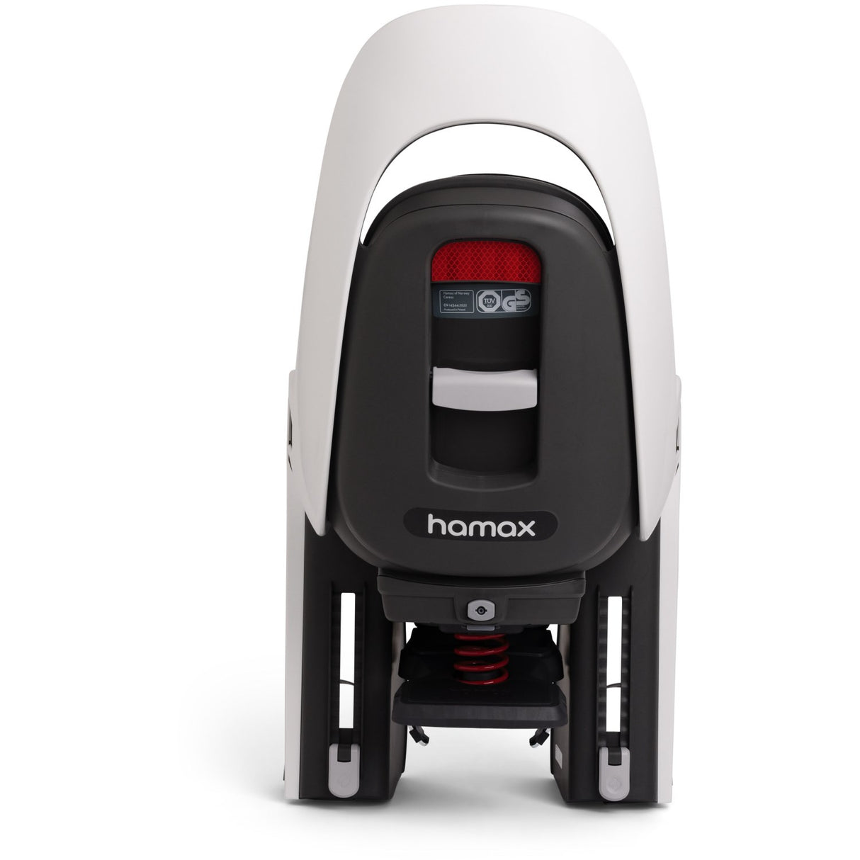 Hamax White/Black Padding Caress Child Bike Sæde Rack Mounted