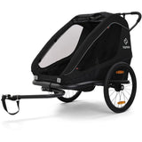 Hamax Black Traveller Bicycle Trailer Dobbelt