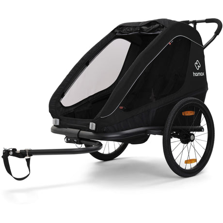 Hamax Black Traveller Bicycle Trailer Dobbelt