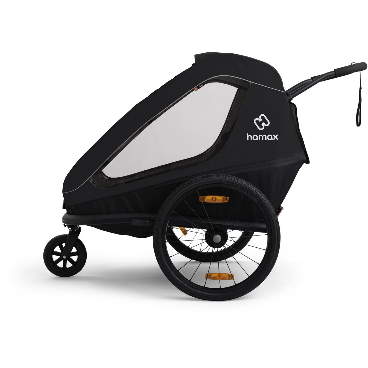 Hamax Black Traveller Bicycle Trailer Dobbelt
