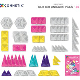 Connetix Multicolour Glitter Enhjørning Pak 56 Pcs