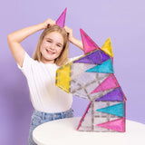 Connetix Multicolour Glitter Enhjørning Pak 56 Pcs